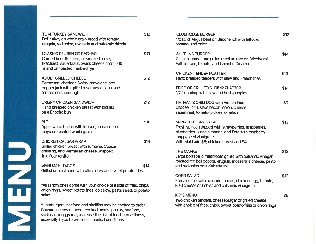 Revised Cafe Menu Hours 2025_2